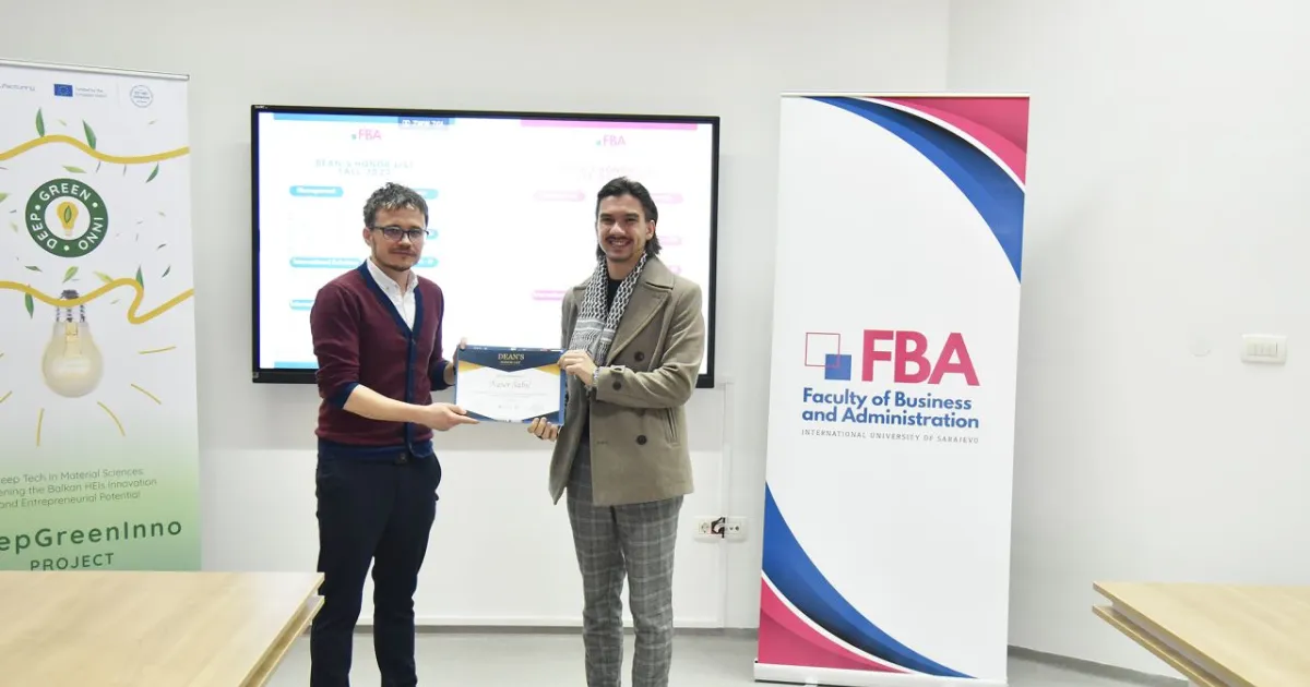 FBA Dean’s Honor List