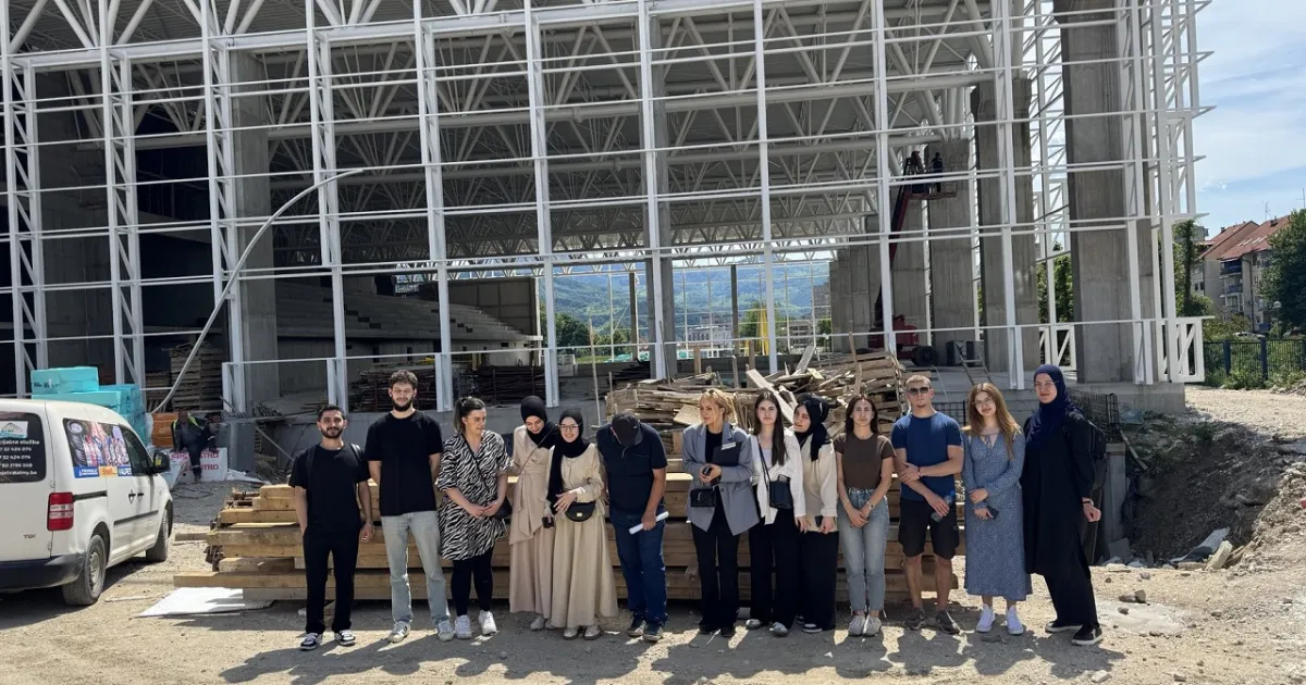 City Pool Construction Site in Zenica