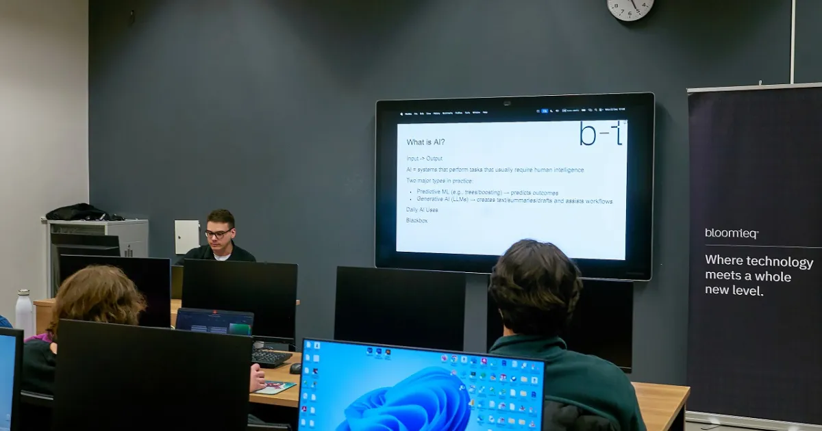 Bloomteq guest lecture