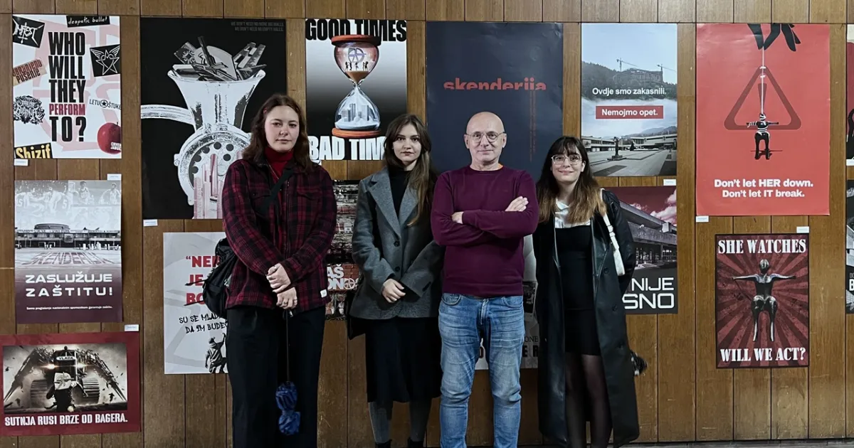 VACD Students Present Exhibition on Skenderija 