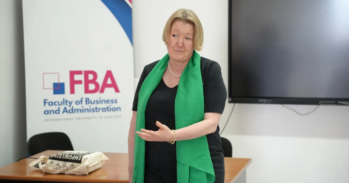 Czech Ambassador Jana K. Lolić Šindelková Visits IUS for Shuttle Diplomacy Talks