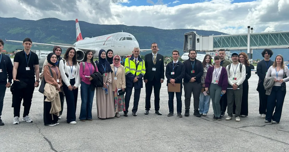 IUS FBA Students Visit Sarajevo International Airport 