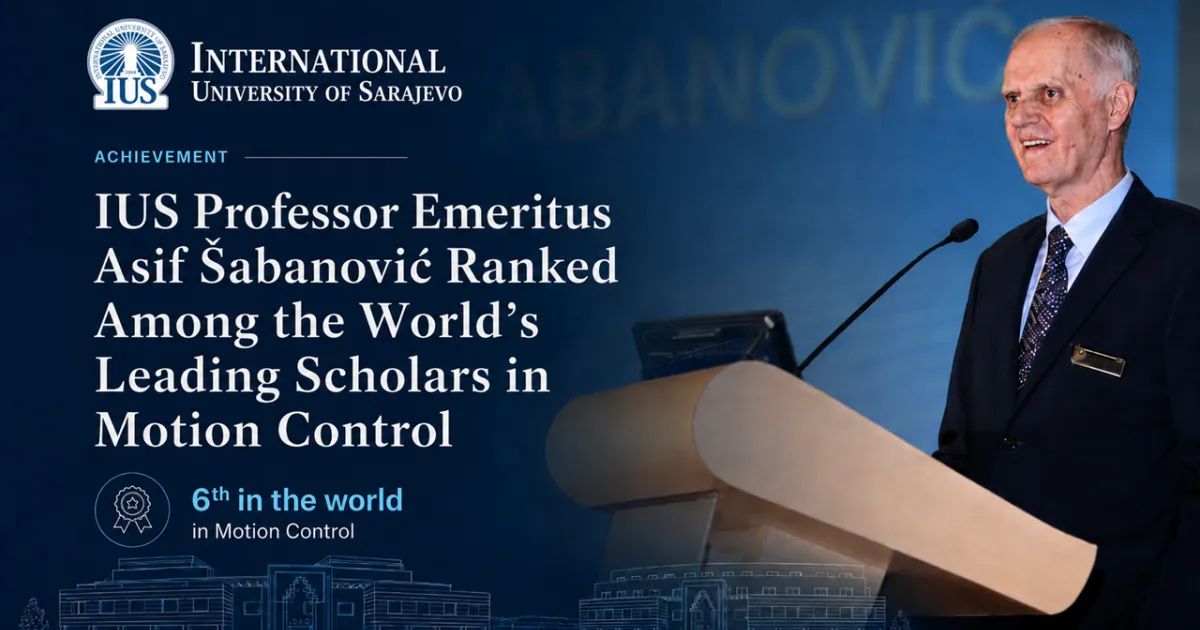 Professor Emeritus Dr. Asif Šabanović