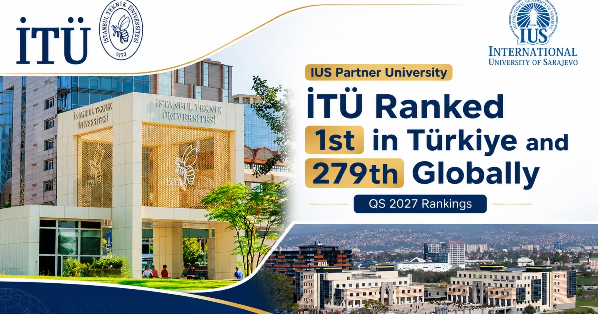 IUS Partner University İTÜ Ranked 1st in Türkiye 