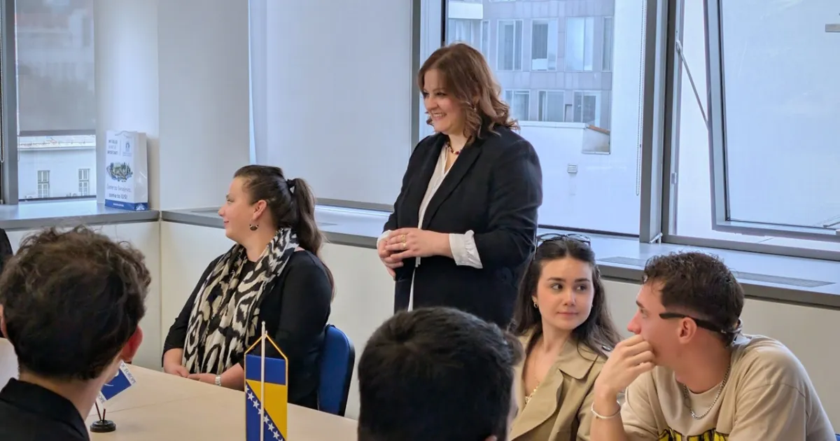 FLW Students Visit the Council of Europe Office in Sarajevo