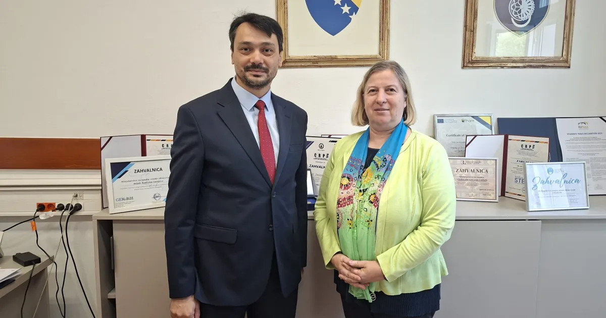 IUS Rector and Minister of Science, Higher Education and Youth of Sarajevo Canton