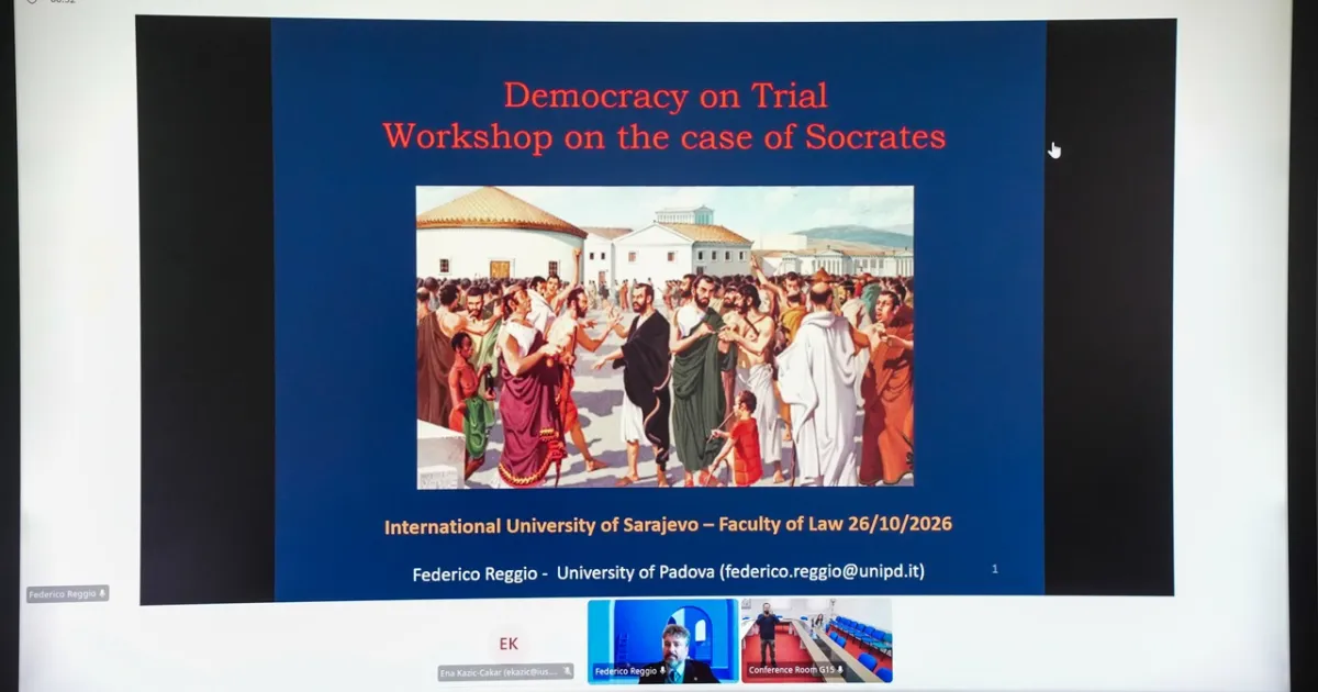 Prof. Dr. Federico Reggio Revisits the Case of Socrates at IUS