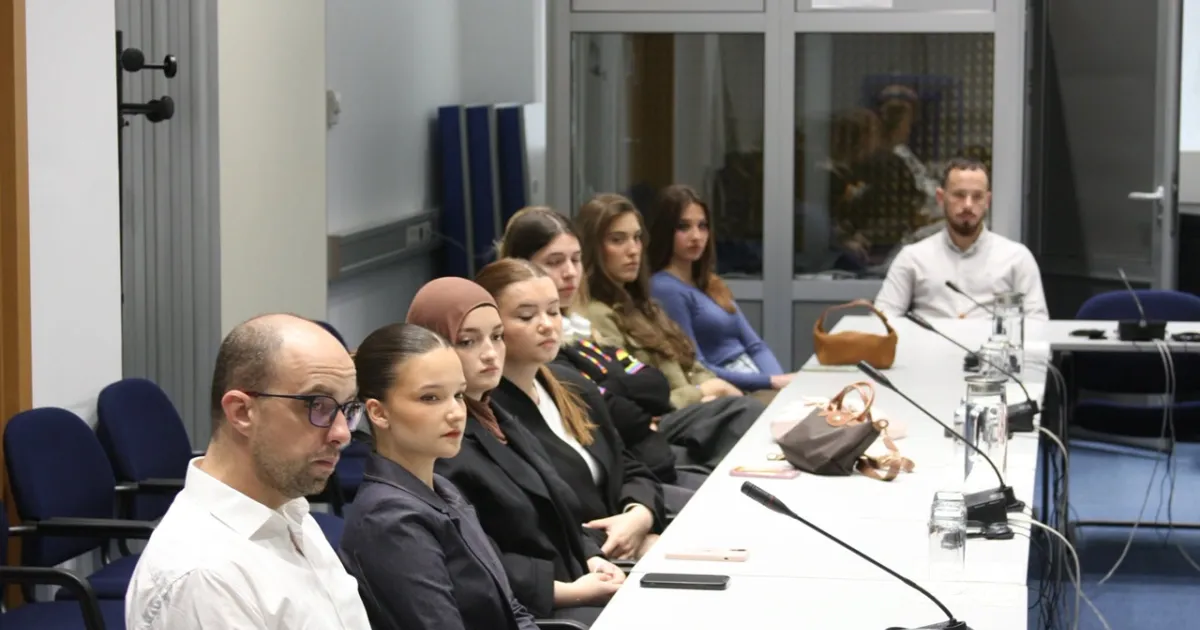 IUS PSIR Students Visit the EU Delegation in BiH 